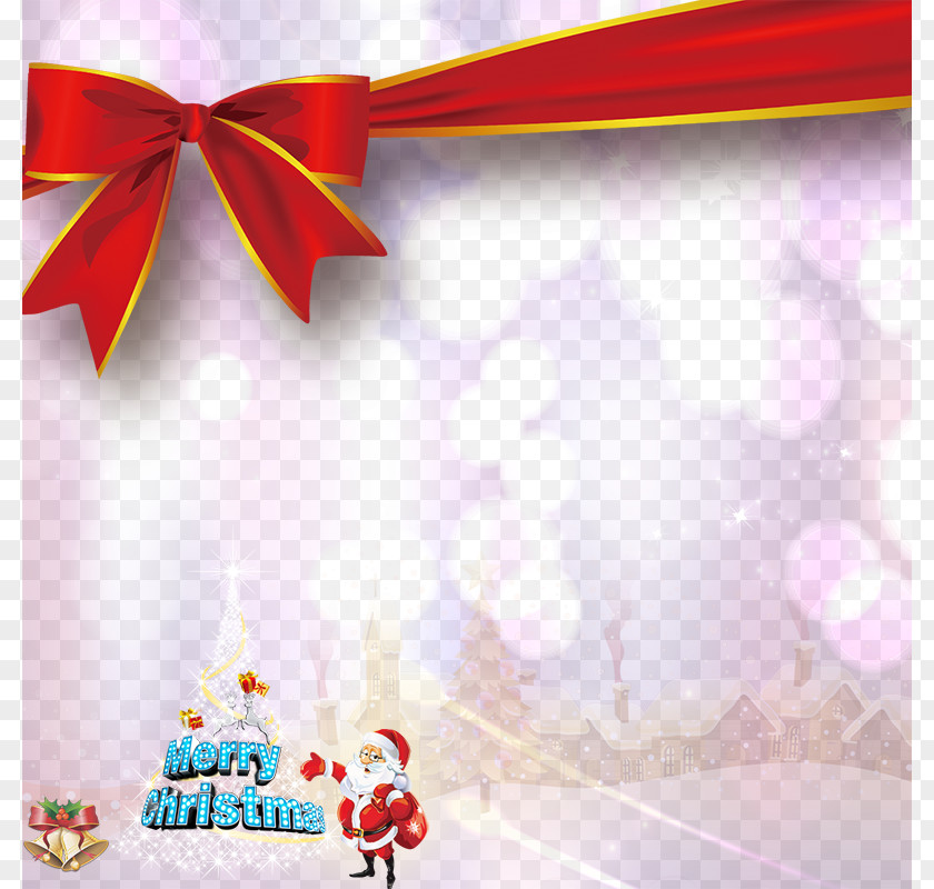 Christmas Bow Background Glare Light Shoelace Knot PNG