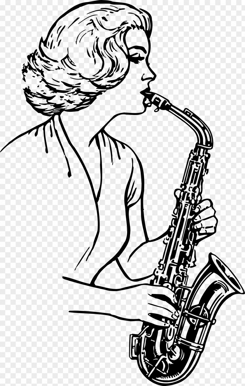 Instruments Clipart Baritone Saxophone Drawing Musical Clip Art PNG