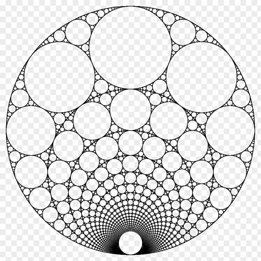 Mathematics Apollonian Gasket Fractal Circle Tangent PNG
