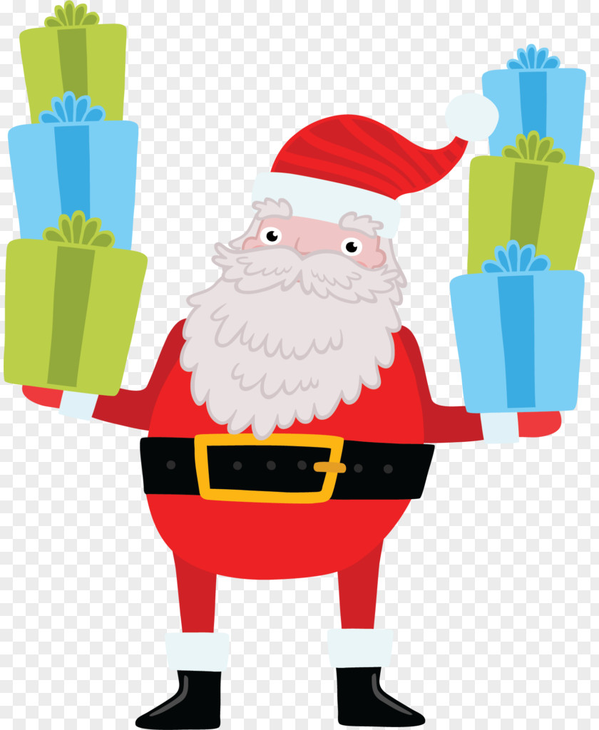 Santa Claus Christmas Gift Secret Day PNG