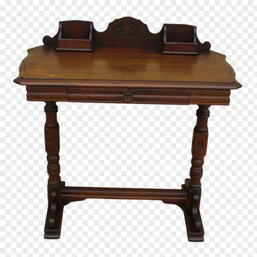 Table Wood Stain Desk Antique PNG