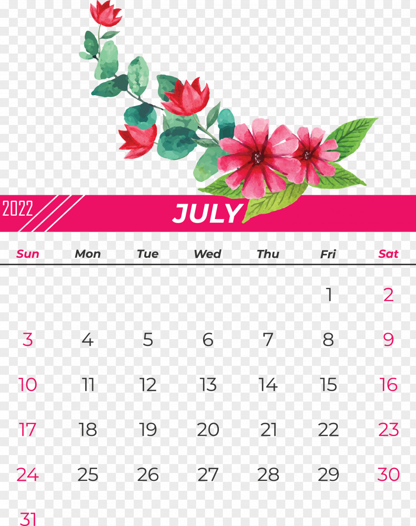 Calendar Flower Font Petal Meter PNG