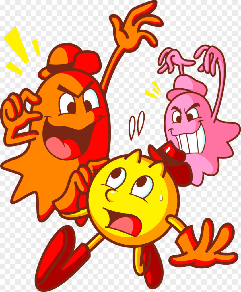 Flyer Moment Of The 80's Pac-Man Ghosts Video Game Monster PNG