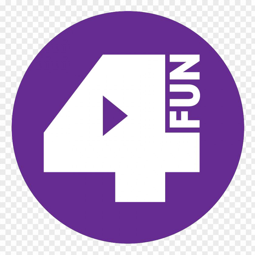Funny Logo 4fun.tv Television Channel 8TV 4fun Gold PNG