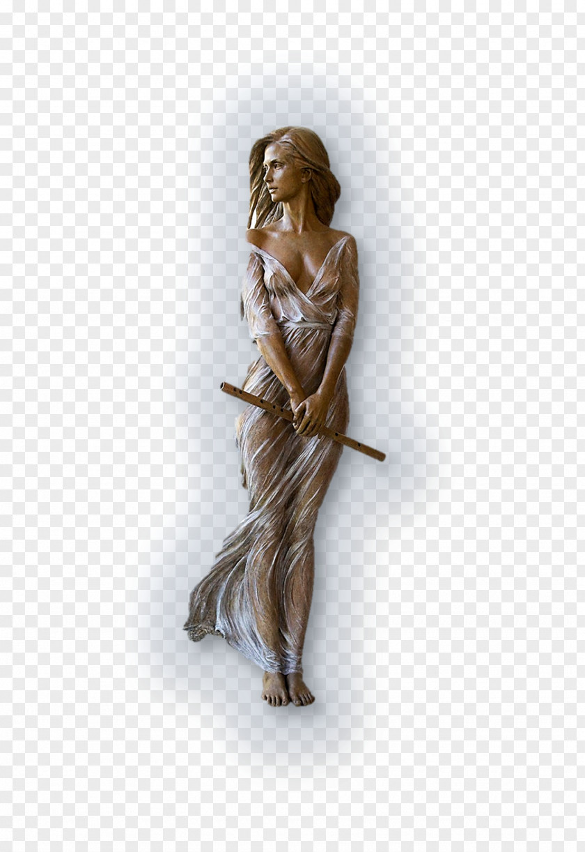 Luo Bronze Sculpture Art Renaissance Female PNG