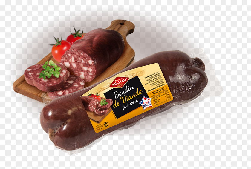 Meat Boudin à La Viande Blood Sausage Charcuterie Maison Milhau PNG