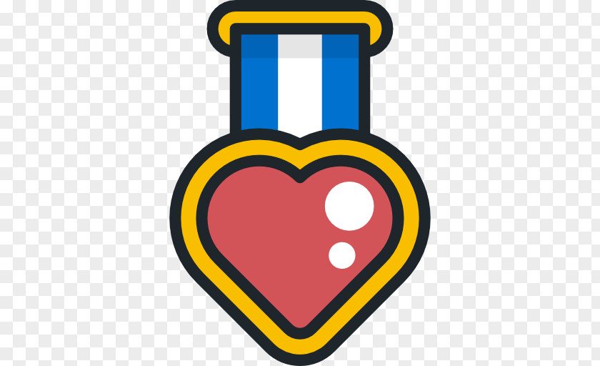 Sports Competition Heart Medal Award Clip Art PNG