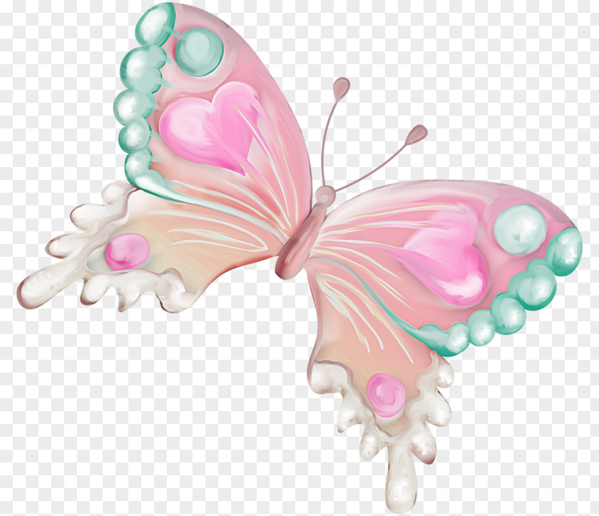 Watercolor Butterfly Painting Clip Art PNG