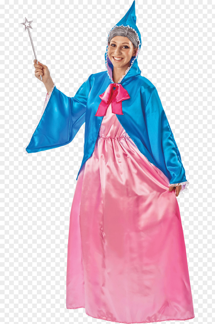 Fancy Dress Cinderella Fairy Godmother Costume Party Halloween PNG