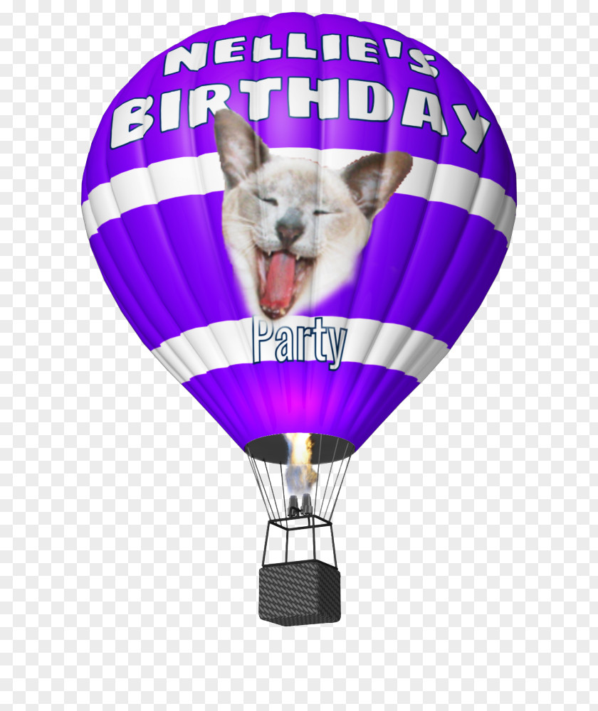 Giulietta Hot Air Balloon Purple PNG