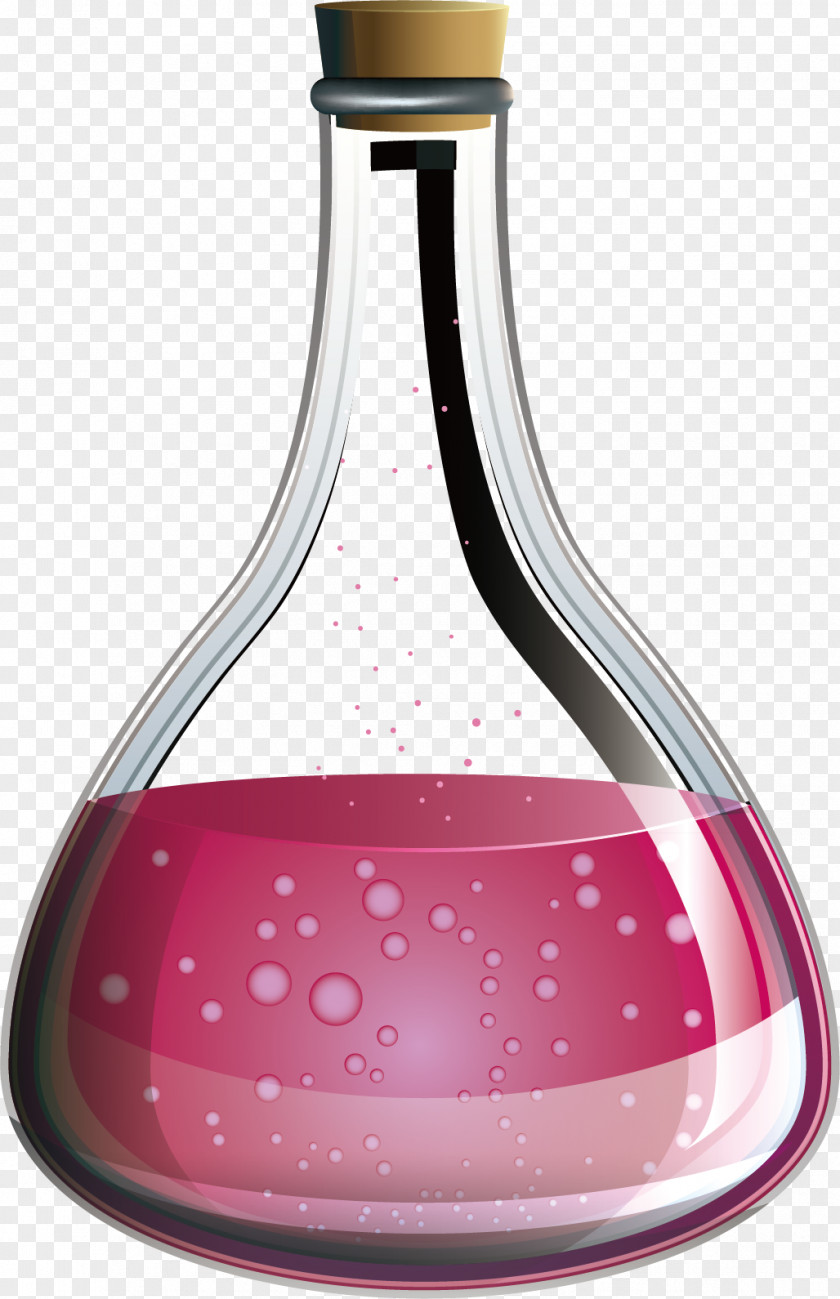 Glass Material Bottle Liquid PNG