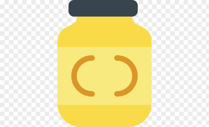 Yellow Cream Bottle Icon PNG