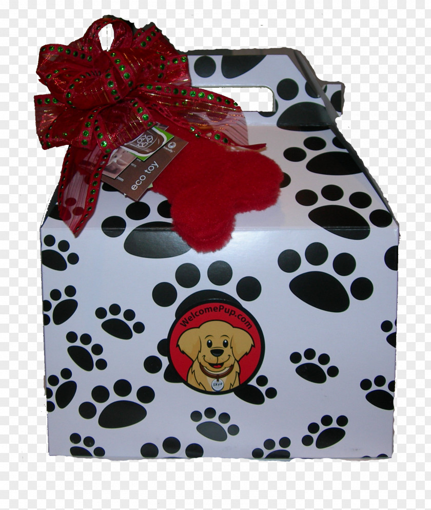 Gift Food Baskets Polka Dot Toy Dog PNG