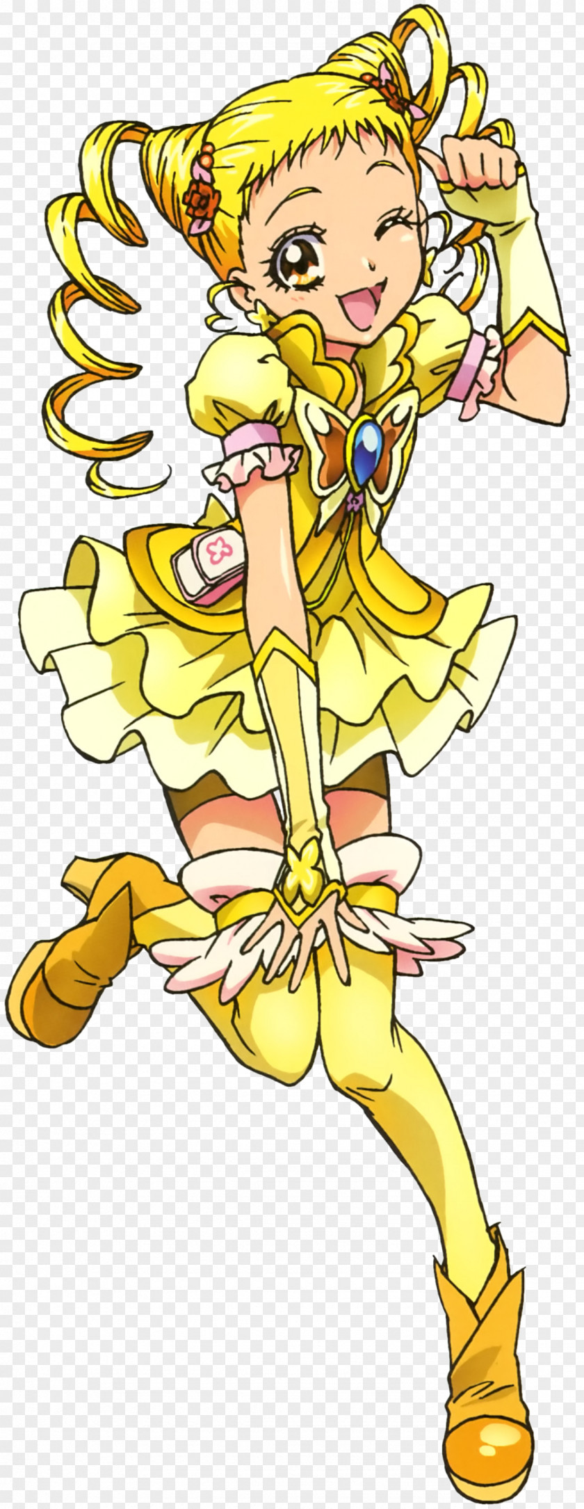 Lemonade Urara Kasugano Love Momozono Pretty Cure PNG