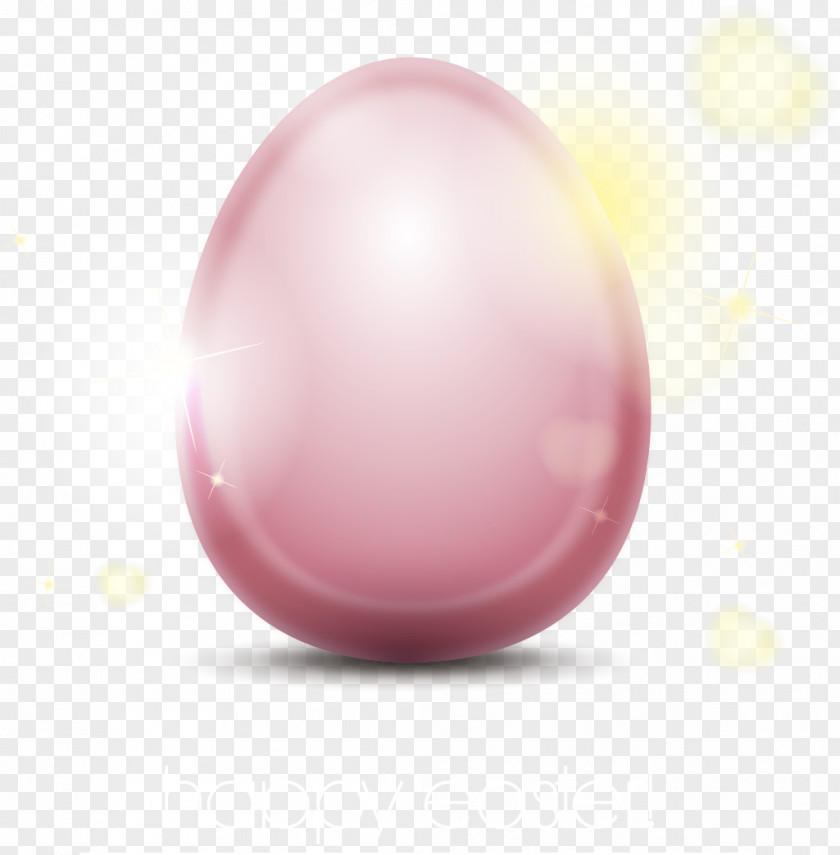 Vector Shiny Easter Eggs Illustration PNG