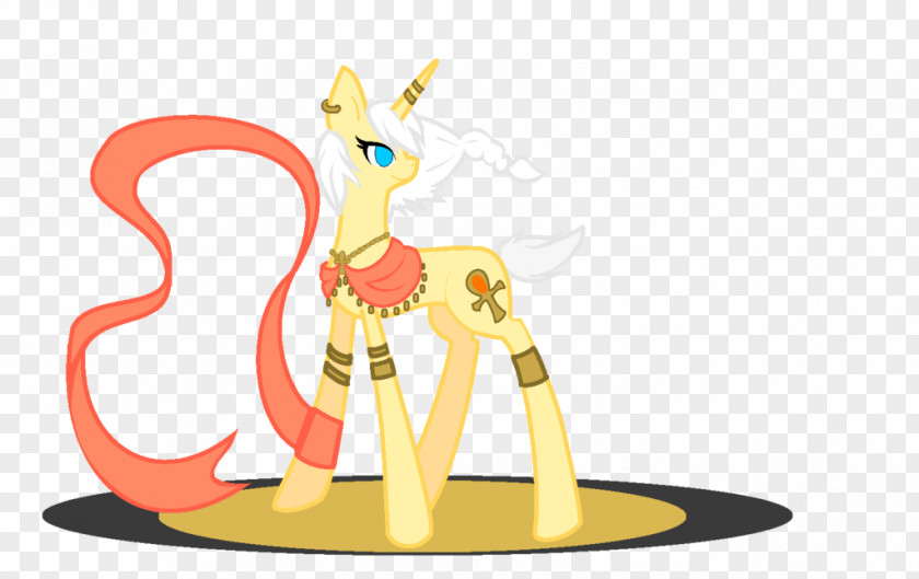 Golden Angel Giraffe Horse Clip Art PNG