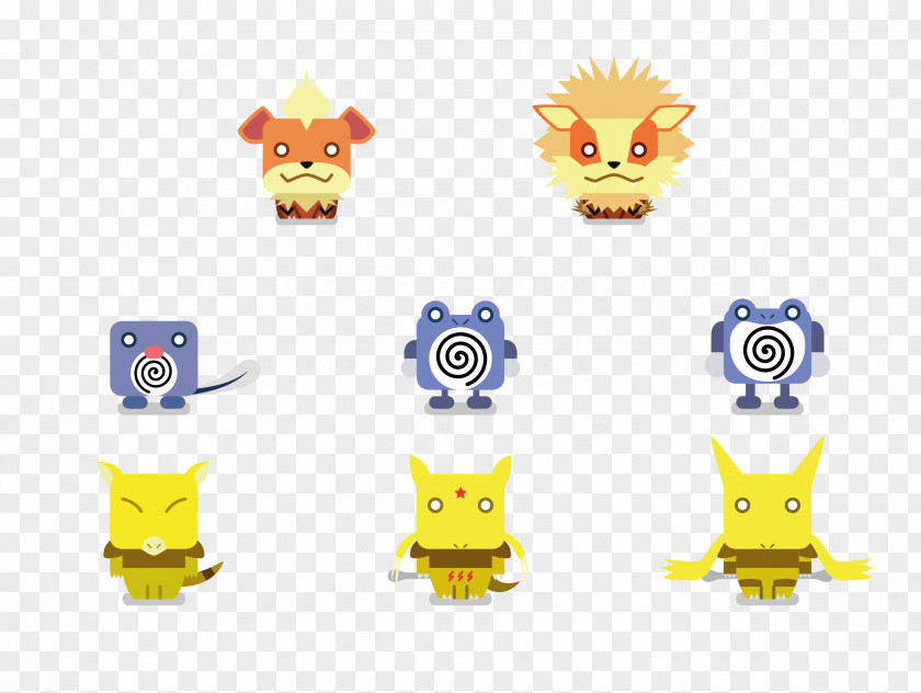 Growlithe Vector Poliwag Poliwhirl Poliwrath Arcanine PNG