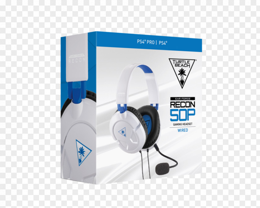 Turtle Beach Gaming Headset Blue Xbox One Ear Force Recon 50P Corporation PNG