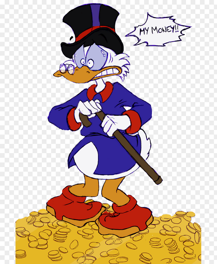 Uncle Scrooge McDuck Ebenezer Cartoon Character PNG