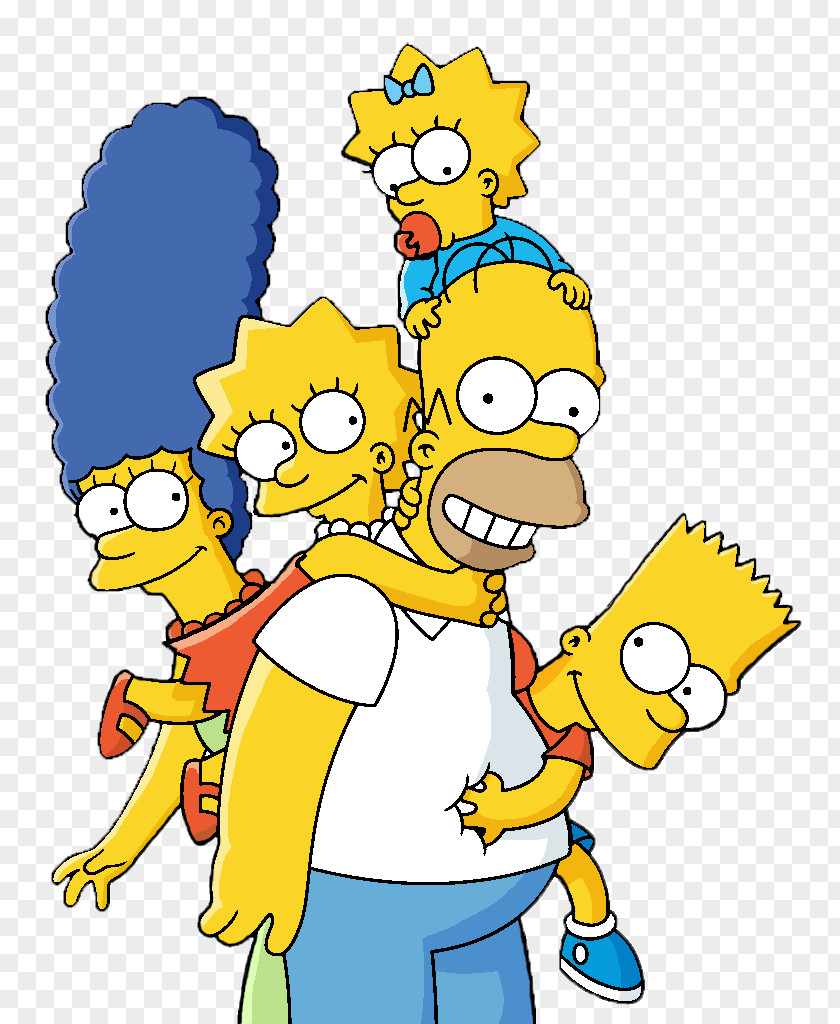 Bart Simpson Marge Homer Lisa Kent Brockman PNG
