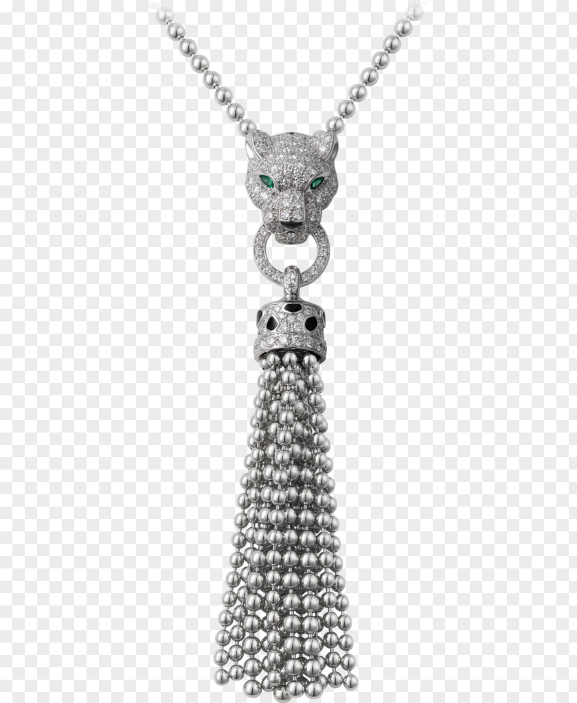 Black Panther Necklace Earring Cartier Jewellery Diamond PNG