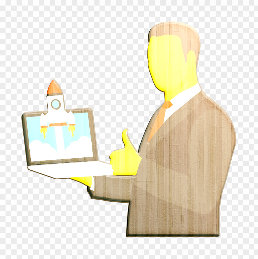 Businessman Icon Startup Human Resources PNG
