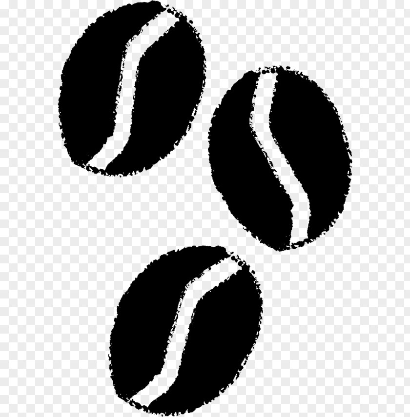 Coffee Bean Black And White Cup PNG