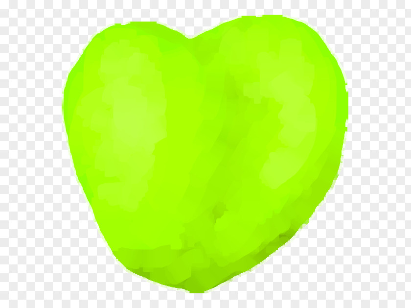 GREEN APPLE Green Yellow Leaf Heart PNG