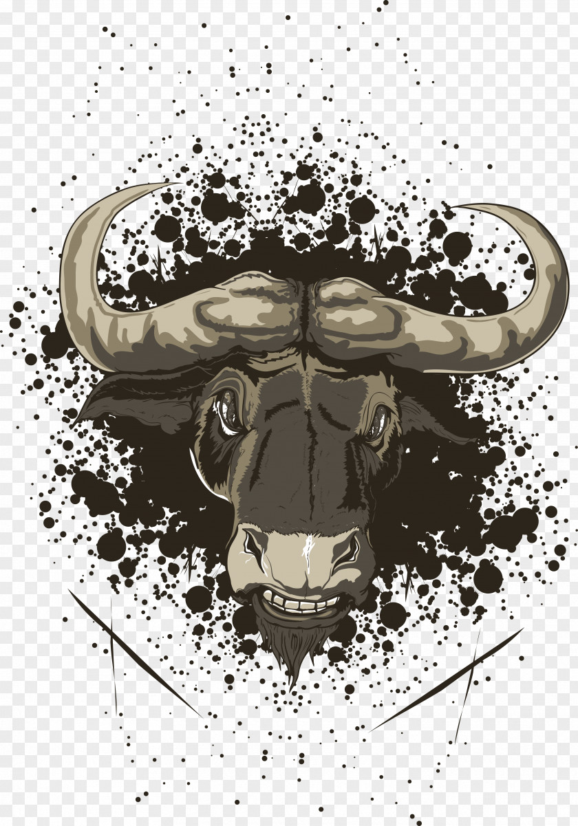 Vector Cow Euclidean Logo PNG