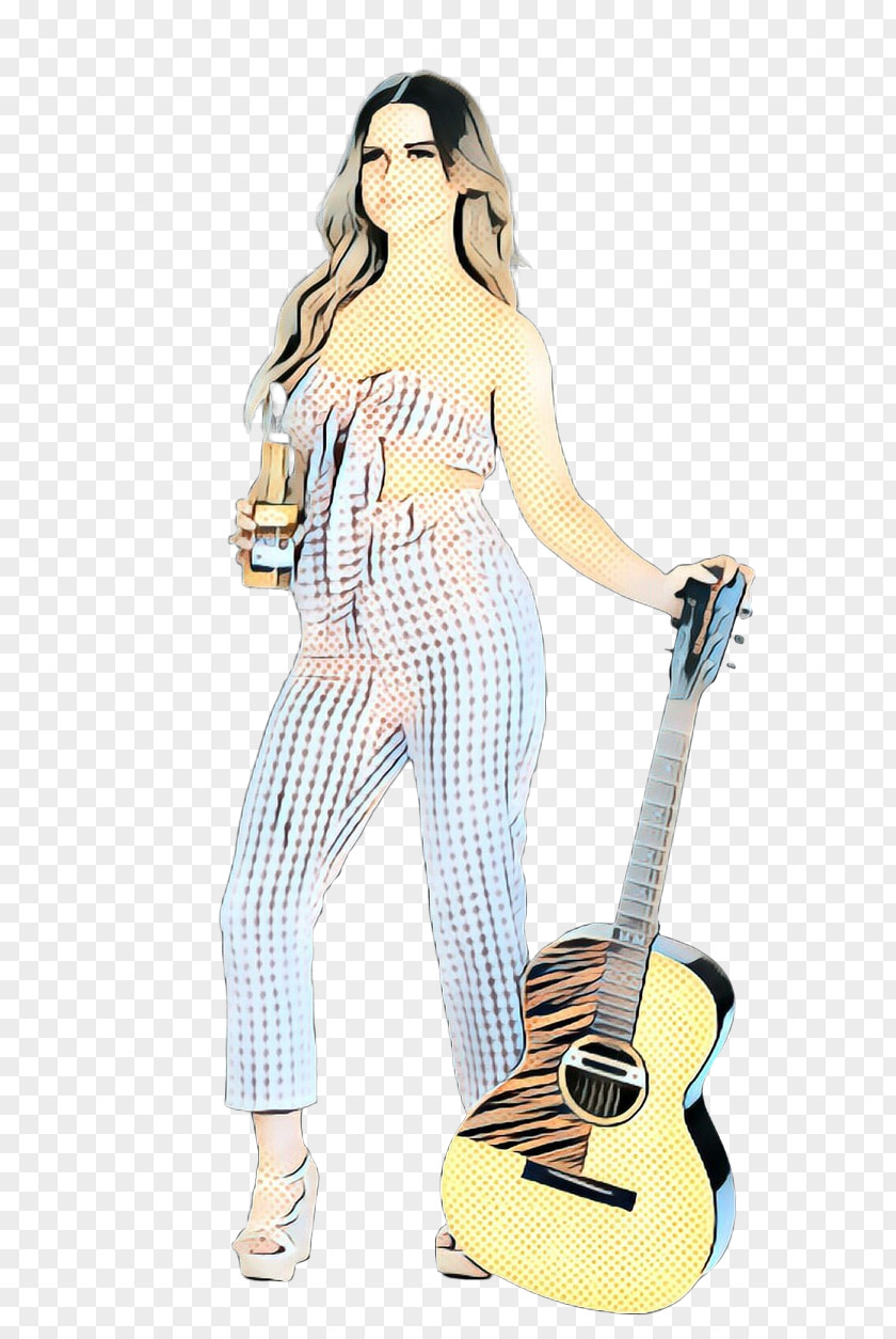 Acoustic Guitar Electric Microphone Cartoon PNG