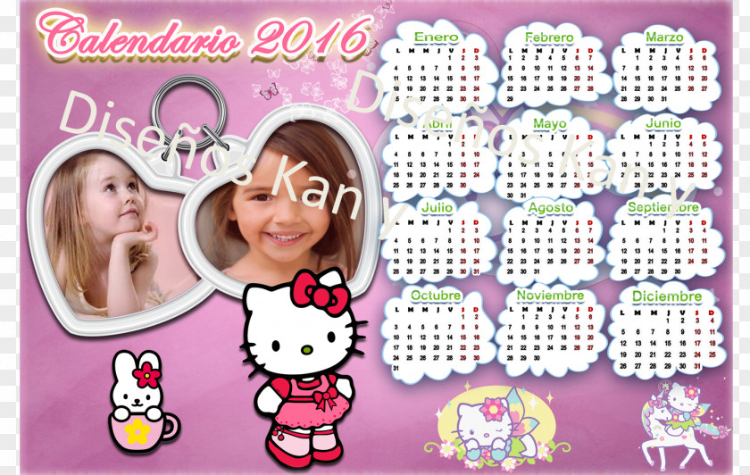 Doll Hello Kitty Cheek Font PNG