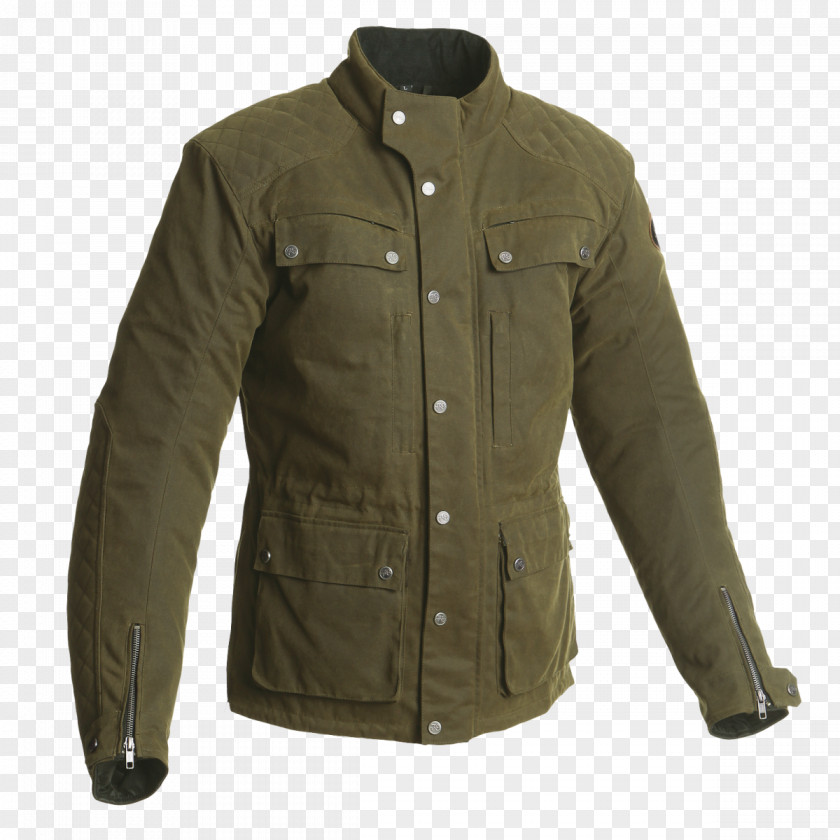 Jacket Waxed Cotton Leather Clothing Motorcycle PNG