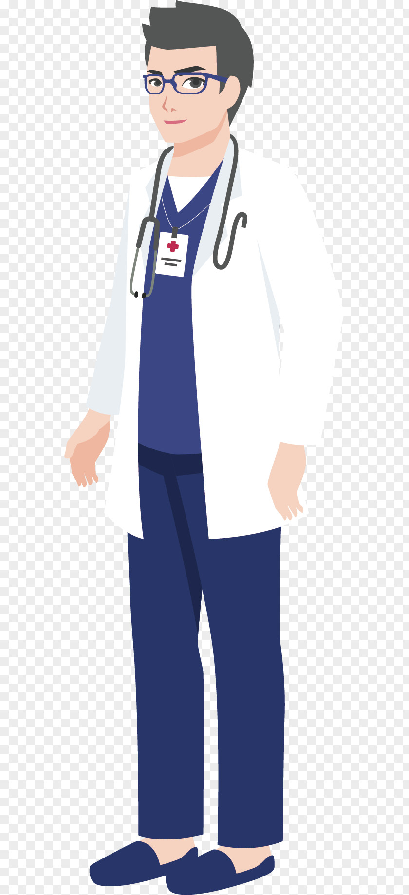 Original Chinese Doctor Cartoon Physician Illustration PNG