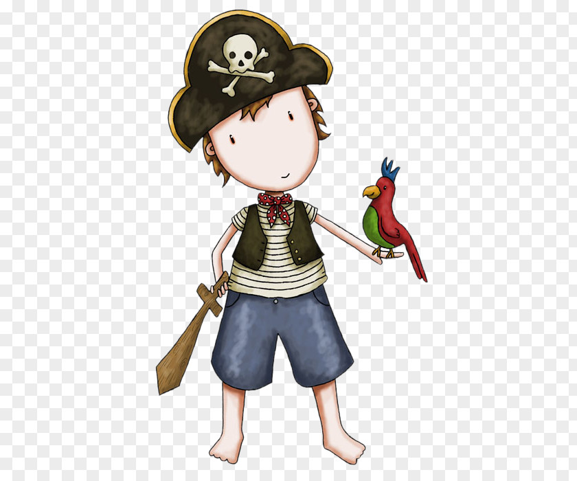 Pirate Parrot Piracy Public Domain Clip Art PNG