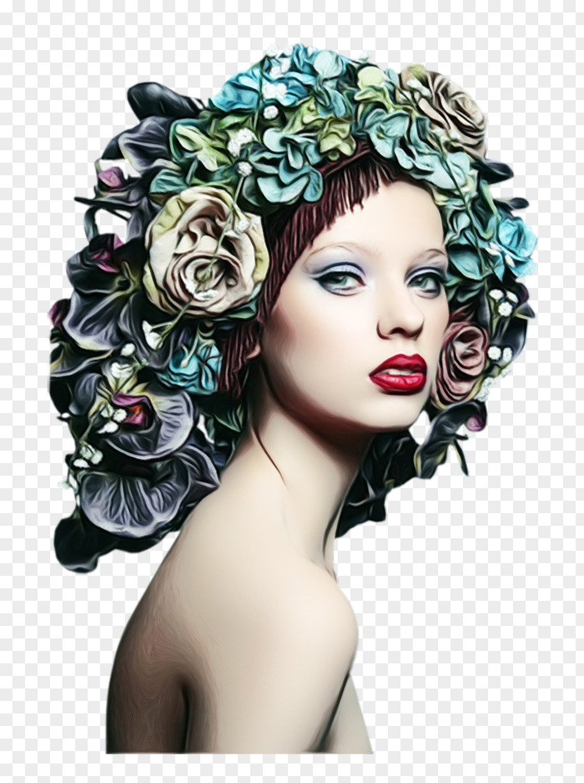 Plant Headgear Hair Headpiece Head Hairstyle Beauty PNG