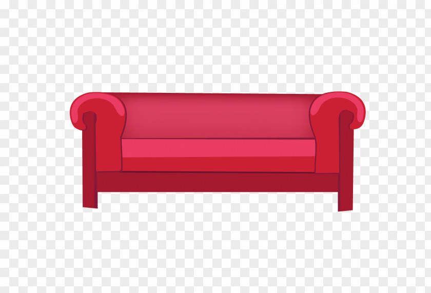 Red Sofa Couch Chair Euclidean Vector PNG