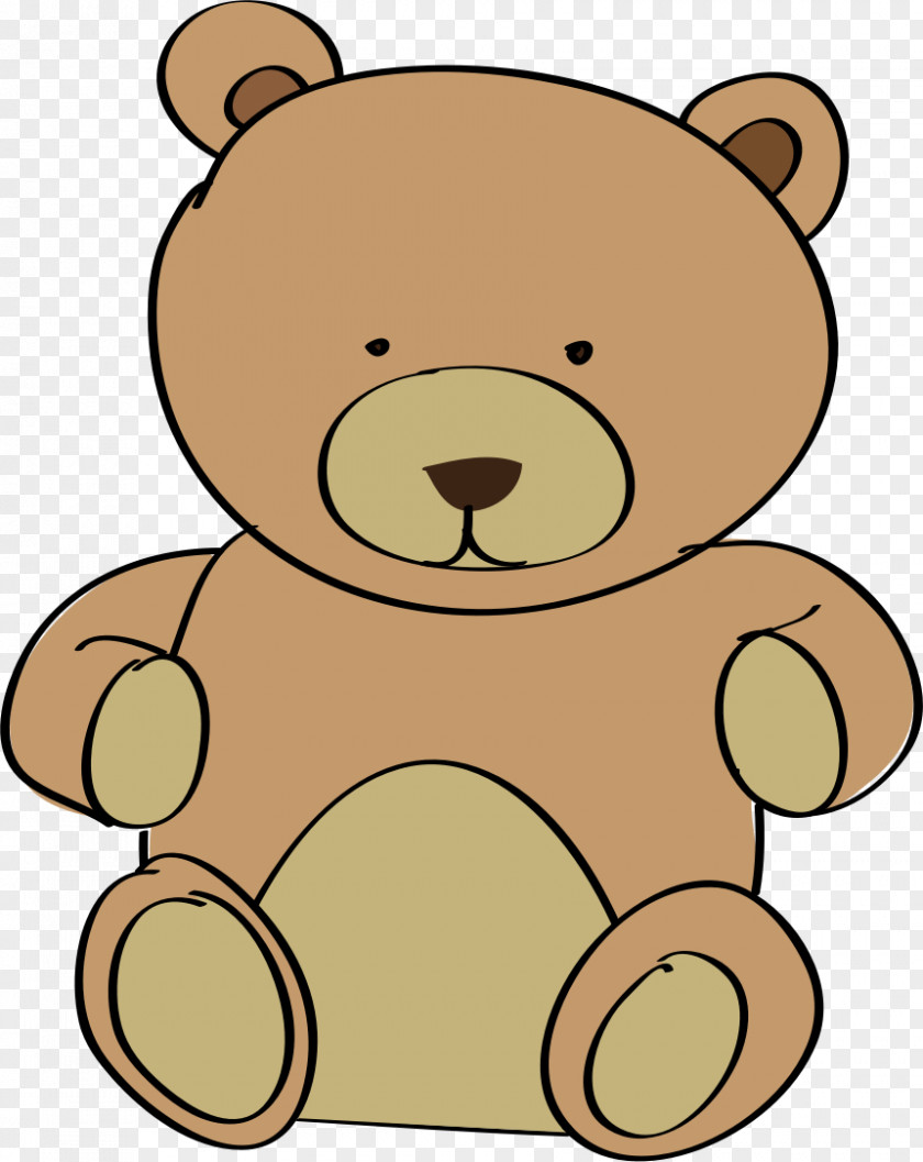 Bear Coloring Book Clip Art PNG