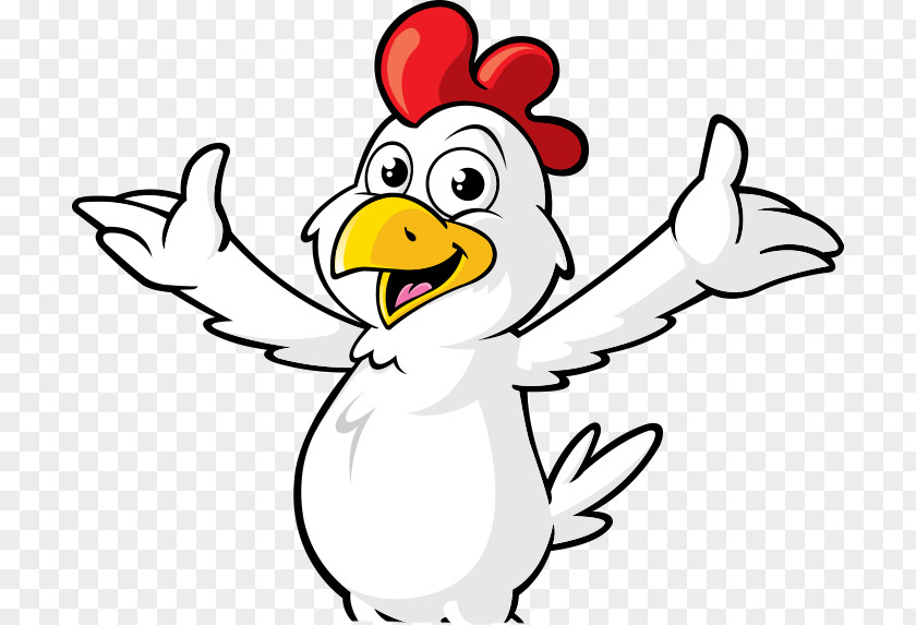 Chicken Rooster As Food Cartoon Clip Art PNG