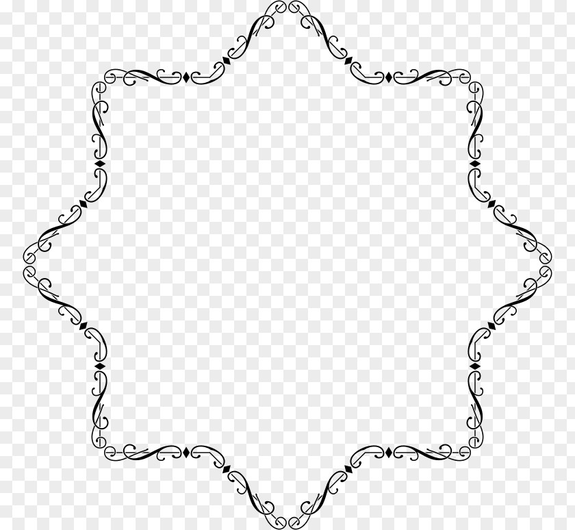 Elegant Frame Picture Frames Necklace Clip Art PNG