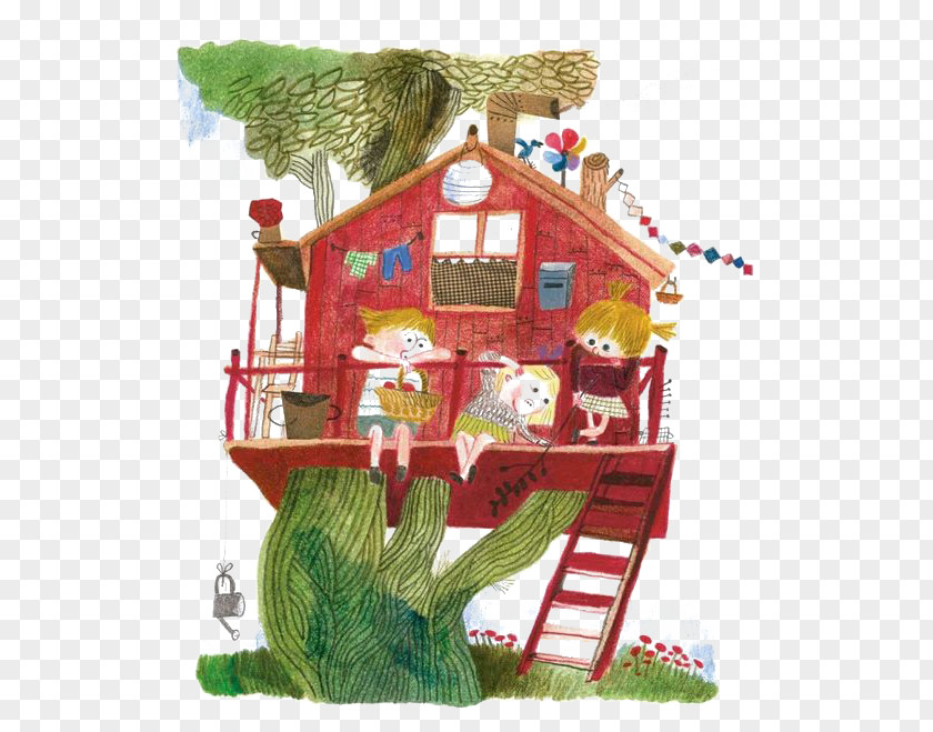 Fantasy Tree House Italy Pippi Longstocking Lotta Combinaguai On Troublemaker Street A Lion In Paris PNG