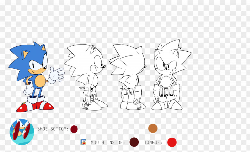 Metrics Reference Model Sonic Mania Tails Chaos Concept Art PNG