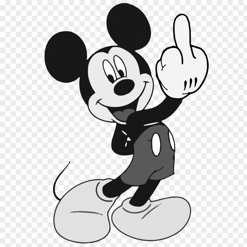 Mickey Clipart Mouse Minnie Donald Duck The Finger Walt Disney Company PNG