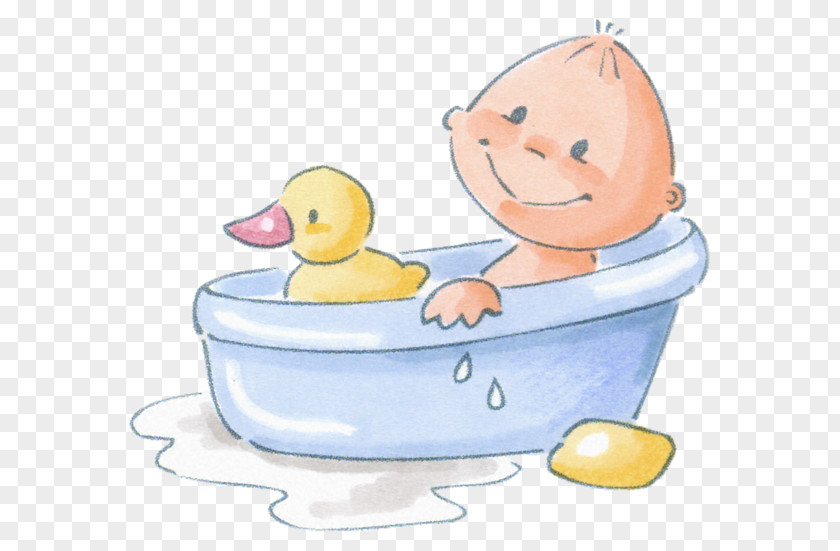 Cartoon Cute Baby Shower Duck Swimming Wedding Invitation Infant Message PNG