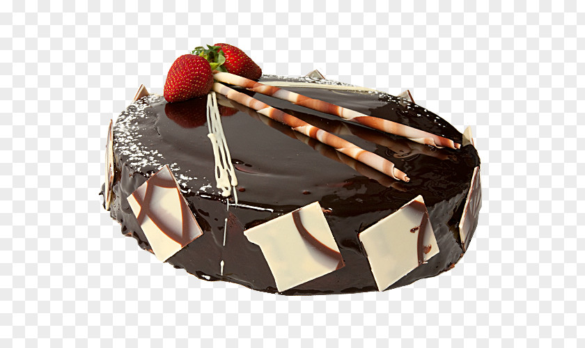 Chocolate Cake Flourless Sachertorte Truffle Ganache PNG