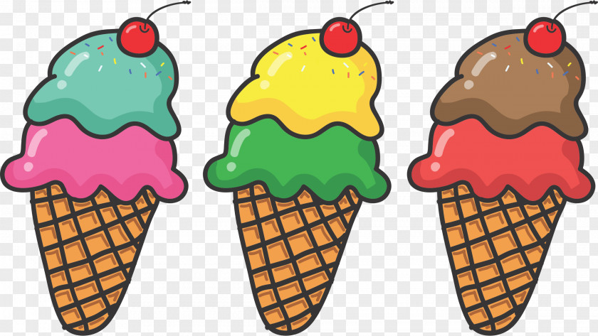 Ice Cream Cones Gelato Snow Cone PNG