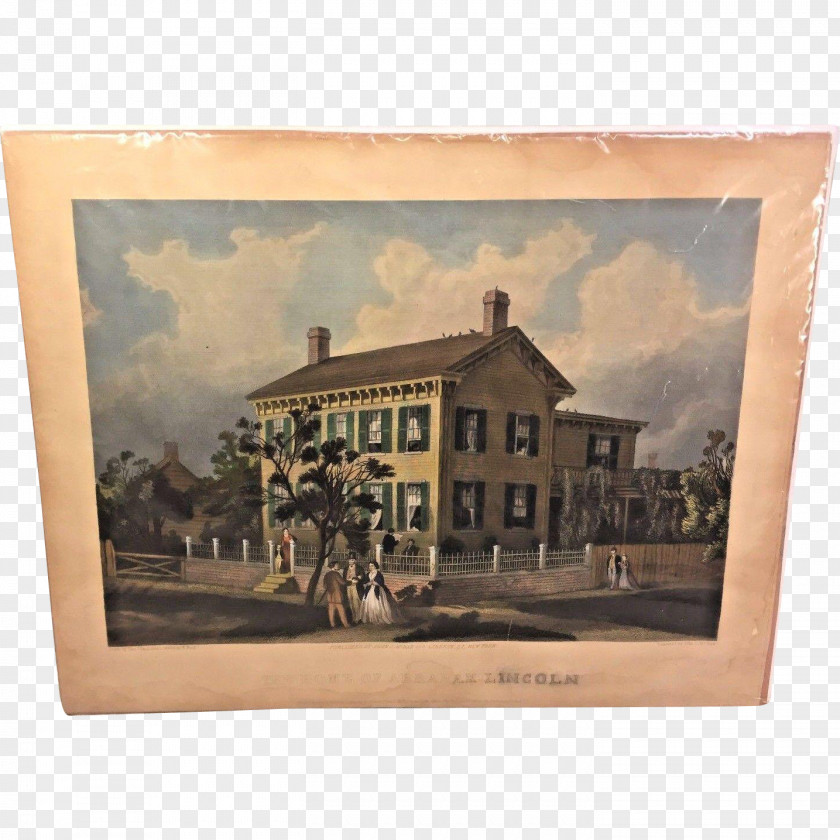 Painting Springfield Giclée House Picture Frames PNG