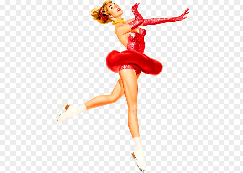 Pin-up Girl Ice Follies Skating Figure Isketing PNG girl skating Isketing, figure clipart PNG