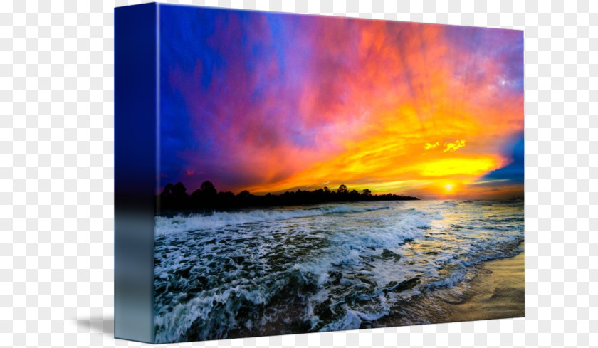 Sunset Ocean Desktop Wallpaper Energy Picture Frames Computer PNG
