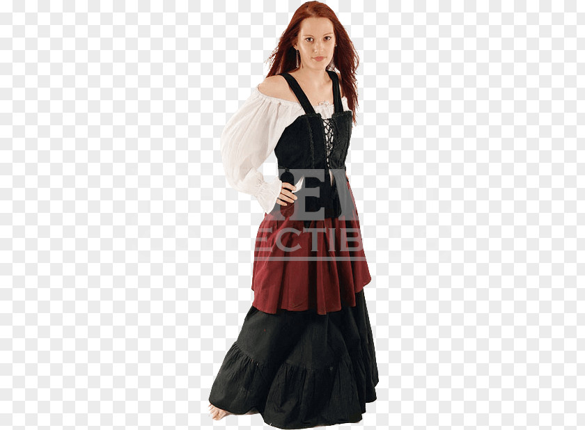 Dress Middle Ages Costume Serfdom Clothing Skirt PNG
