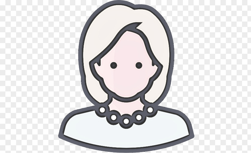 Face Line Art Head Cartoon Cheek PNG